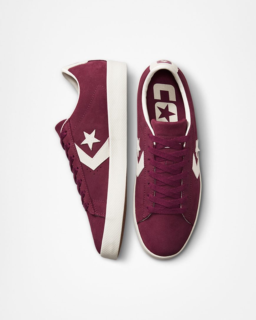 Bascheți Barbati Converse CONS PL Vulc Pro Piele Intoarsa Roz | RO NKYVR280